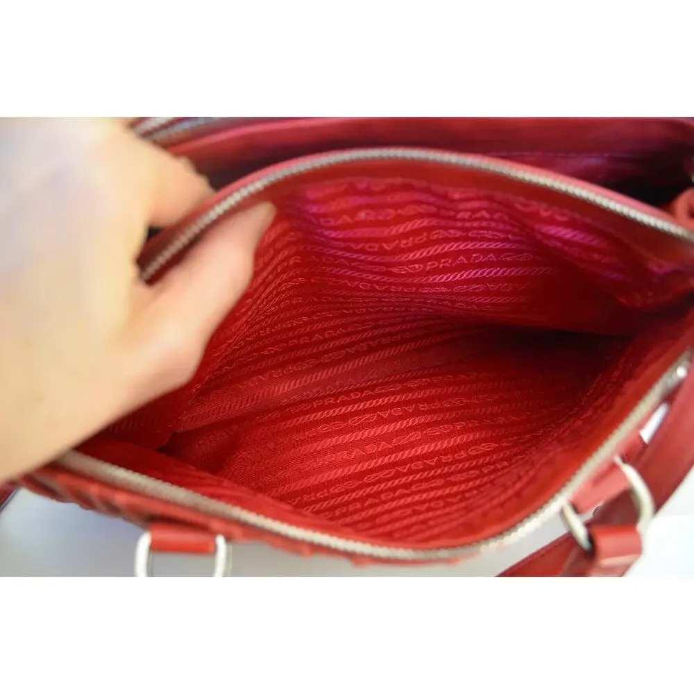 Prada Nappa Gaufre Satchel Tote Bag